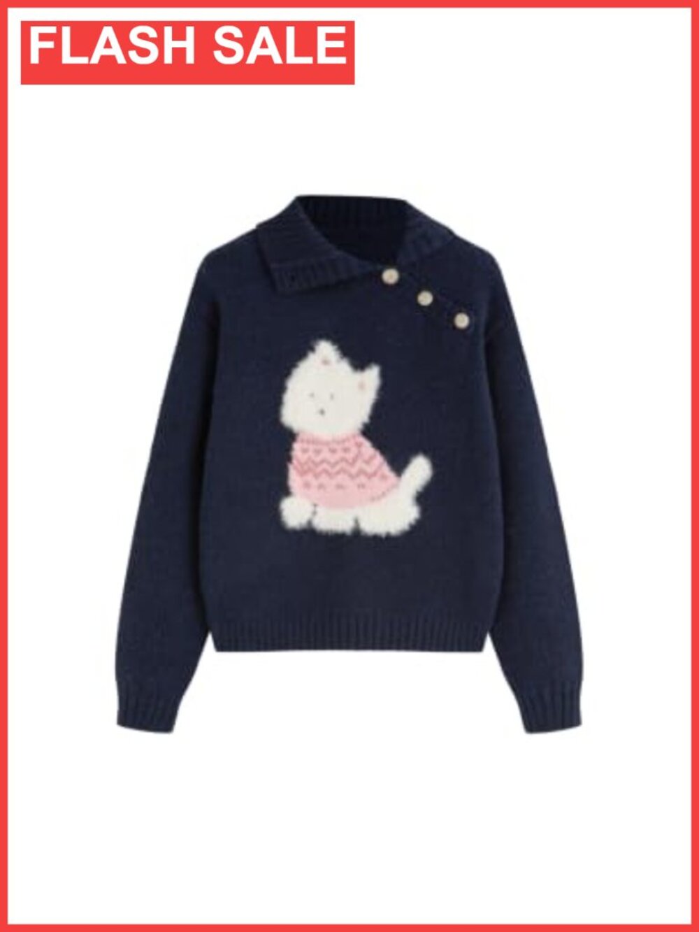 Cute Turtleneck Sweater Women Long Sleeve Pullover Winter